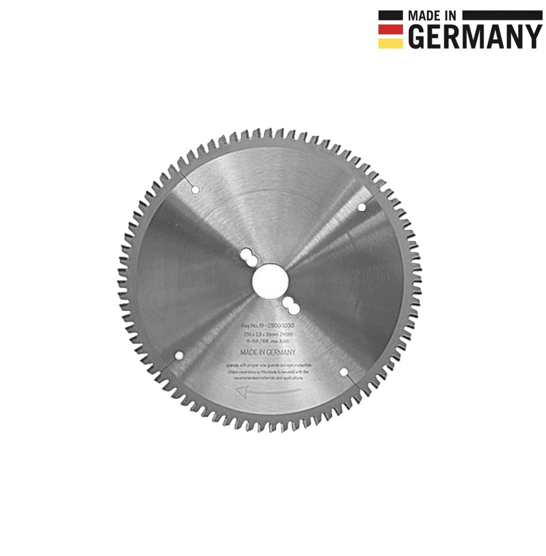 10” x K=.1115″/.085″ x 5/8″ Bore Z=80 Hook= -5° Solid Surface Saw Blade G= D-TC neg. Rapid Tool
