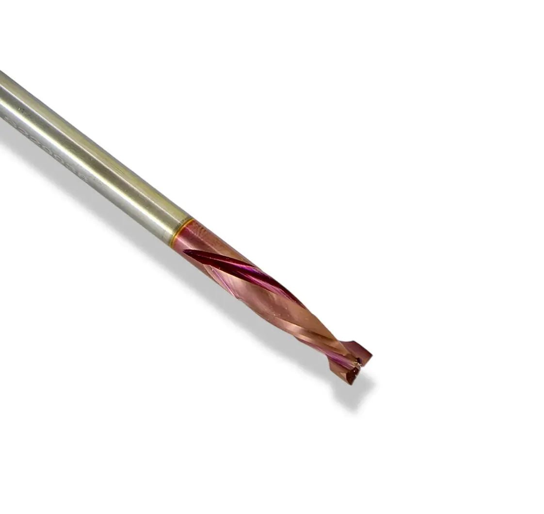 1/4” Up Cut x 1” CL x 1/4” Shank 2 1/2” Overall MaxLife® Coated 2 Flute Router Bit - MTS