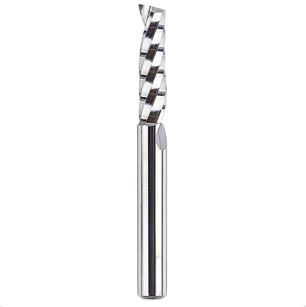 O-Flute Single Flute Up Cut 3/8” D x 5/8” CL x 3/8” Shank x 2 1/2” Oal Rapid Tool