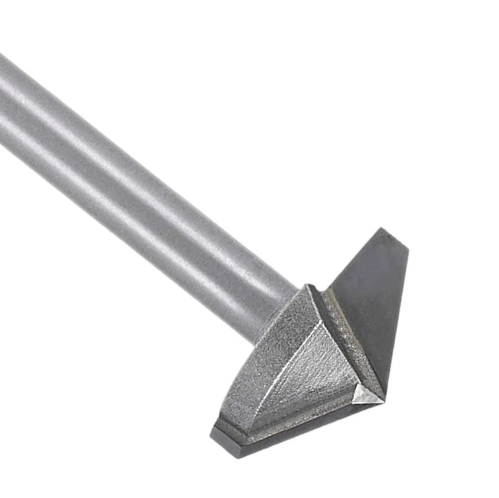 V-Groove 120 Deg 2” D x 1 1/4” CL x 1/2” Shk x 2 3/4” Oal 1” Cut Height Rapid Tool