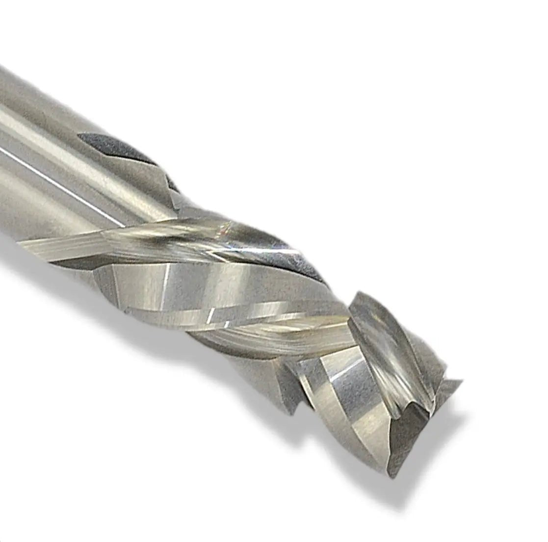 3/4” Compression x 2” CL x 3/4” Shank 4” Overall Solid Carbide 7/8” Upcut 3 Flute Router Bit - MTS