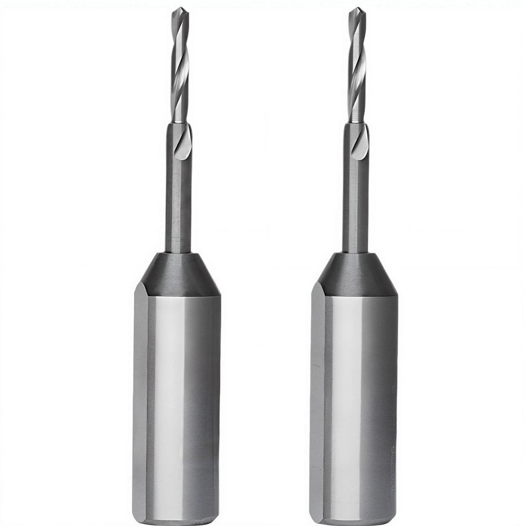 3mm Solid Carbide Brad Point Boring Bit - 70mm Length, 10mm Shank, Right & Left Hand Options Available - MTS