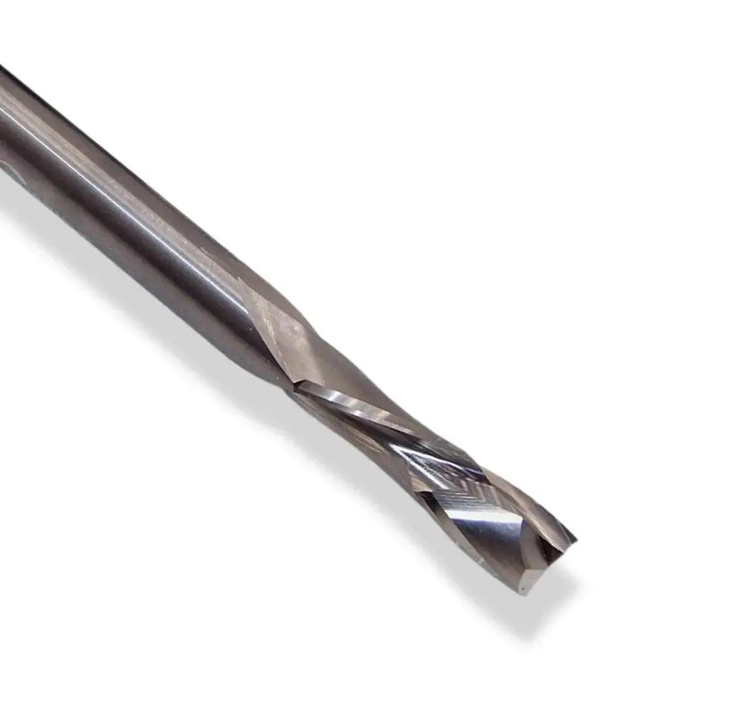 5/16” Compression x 1 1/4” CL x 5/16” Shank 2 1/2” Overall Solid Carbide Mortise 2 Flute Router Bit - MTS