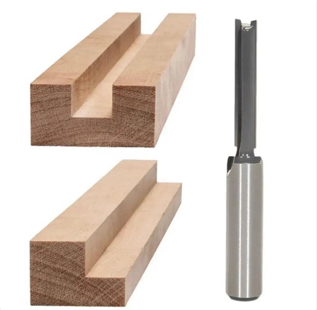 2 Flute Straight Bit 9/32” x 3/4” x 1/2”Shk x 2 1/2” Oal Rapid Tool