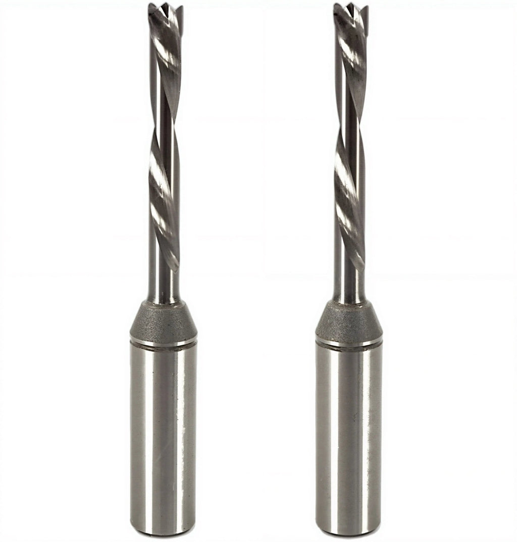 5mm Solid Carbide Brad Point Boring Bit - 70mm Length, 10mm Shank, Right & Left Hand Options Available - MTS