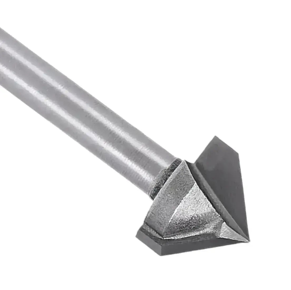 V-Groove 90 Deg 1/2” D x 1/2” CL x 1/2” Shk x 2 1/4” Oal 13/32” Cut Height 2 Flute Rapid Tool