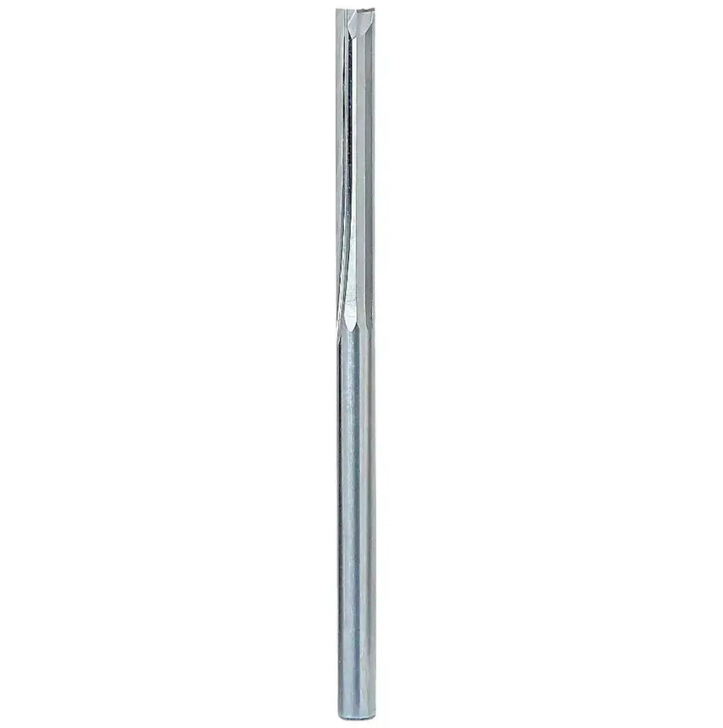 O-Flute Straight 2 Flute 1/8” D x 1/2” CL x 1/4” Shk x 2” Oal Rapid Tool