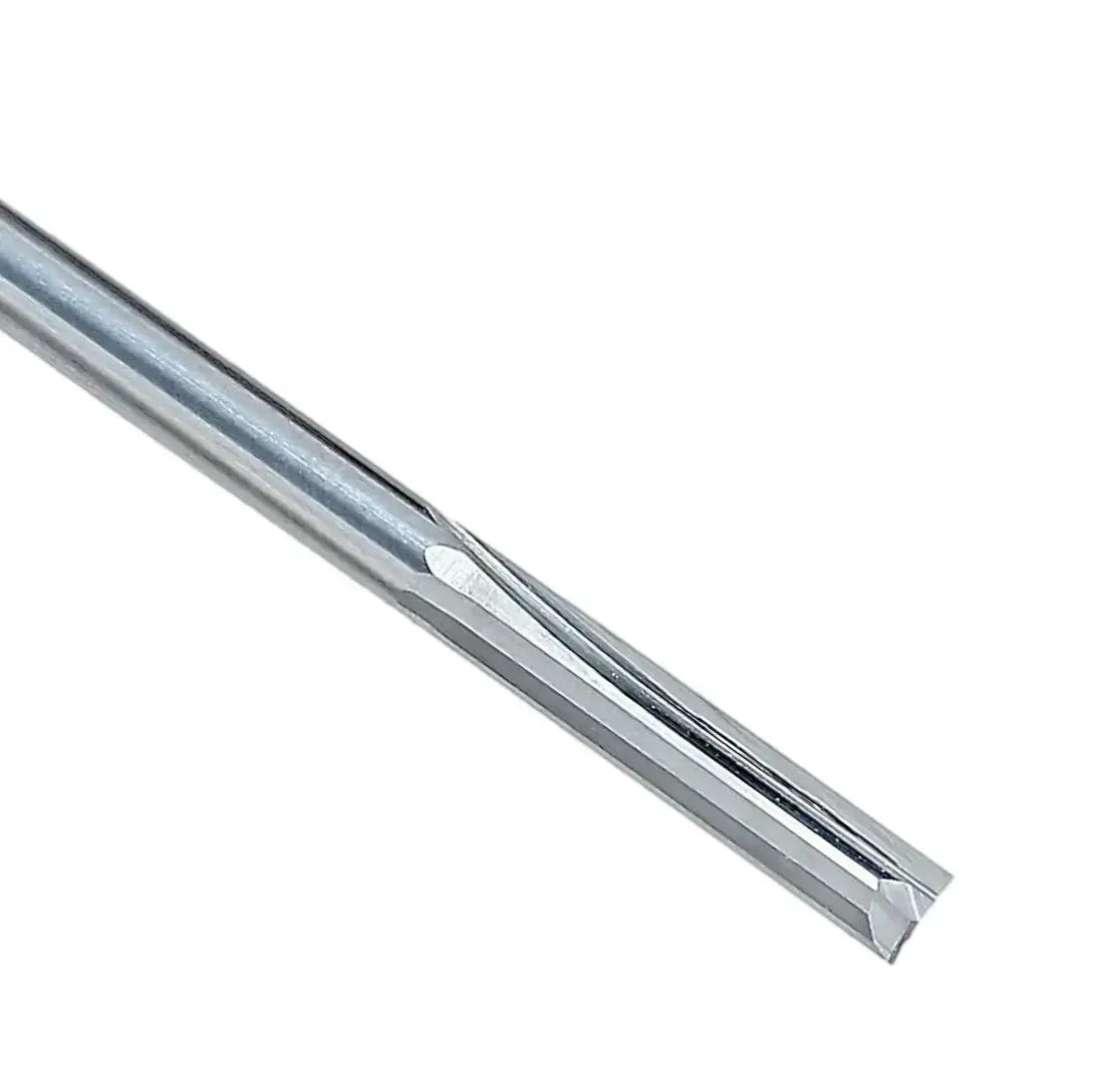O-Flute Straight 2 Flute 3/16” D x 1” CL x 1/4” Shk x 4” Oal Rapid Tool