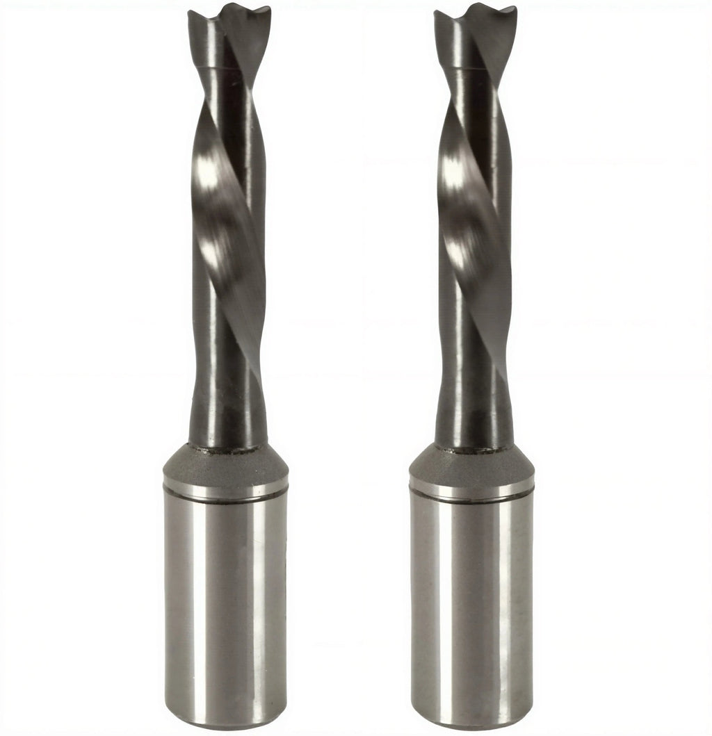 8mm Solid Carbide Brad Point Boring Bit - 57mm Length, 10mm Shank, Right & Left Hand Options Available - MTS
