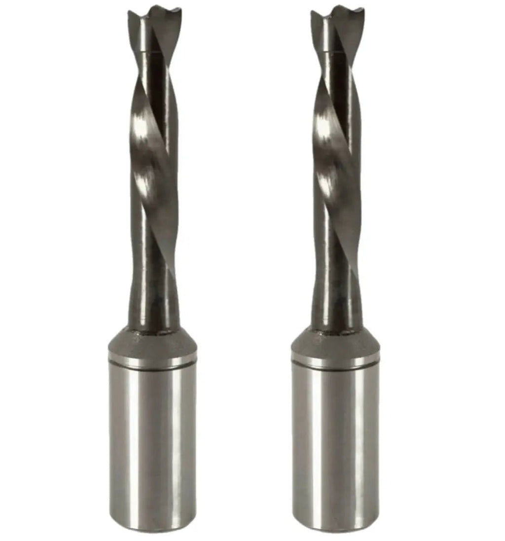 8mm Solid Carbide Brad Point Boring Bit - 70mm Length, 10mm Shank, Right & Left Hand Options Available - MTS