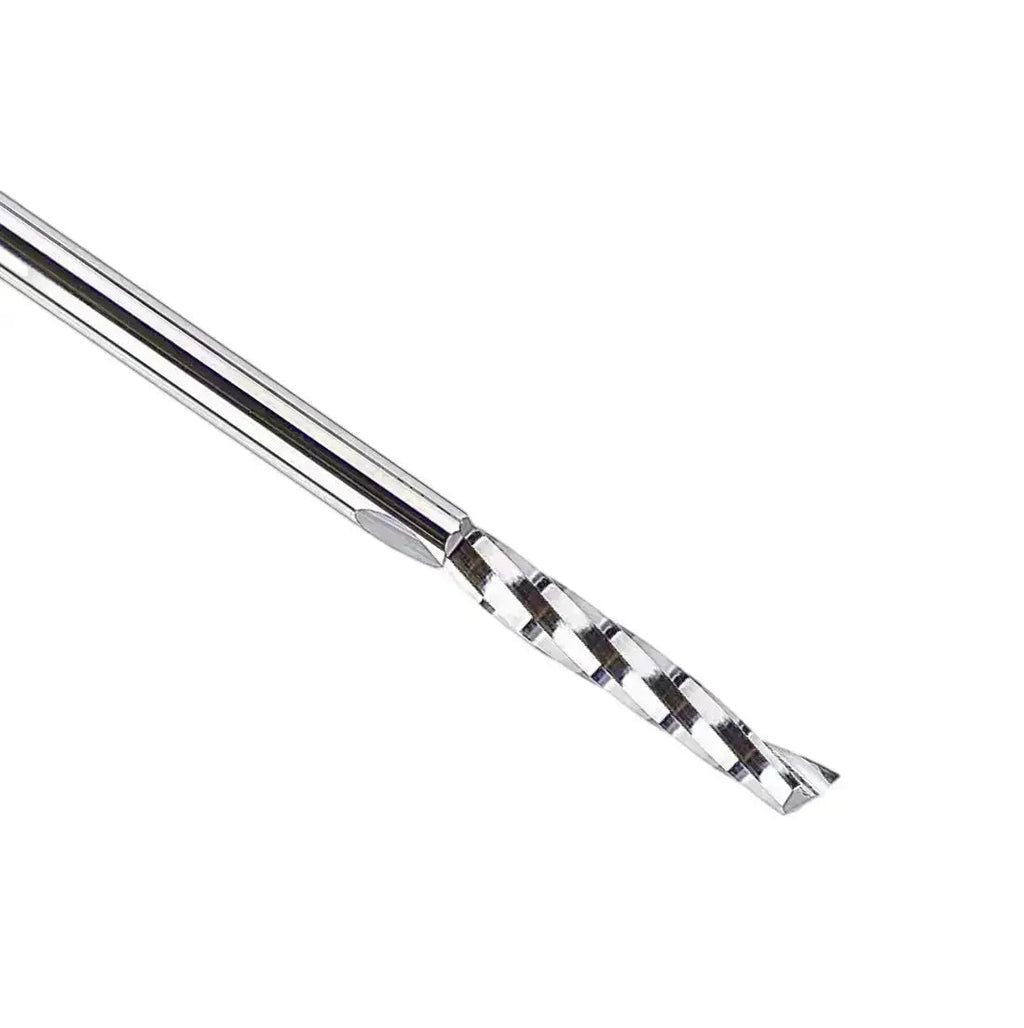 O-Flute Single Flute Up Cut 1/4” D x 3/8” CL x 1/4” Shank x 2” Oal Rapid Tool