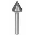 V-Groove 60 Deg 1/2” D x 1/2” CL x 1/4” Shk x 2” Oal 2 Flute Rapid Tool