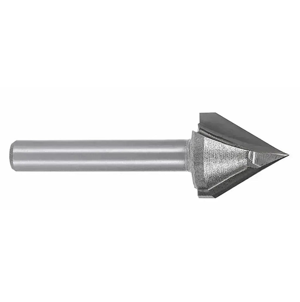 V-Groove 60 Deg 1/2” D x 1/2” CL x 1/4” Shk x 2” Oal 2 Flute Rapid Tool