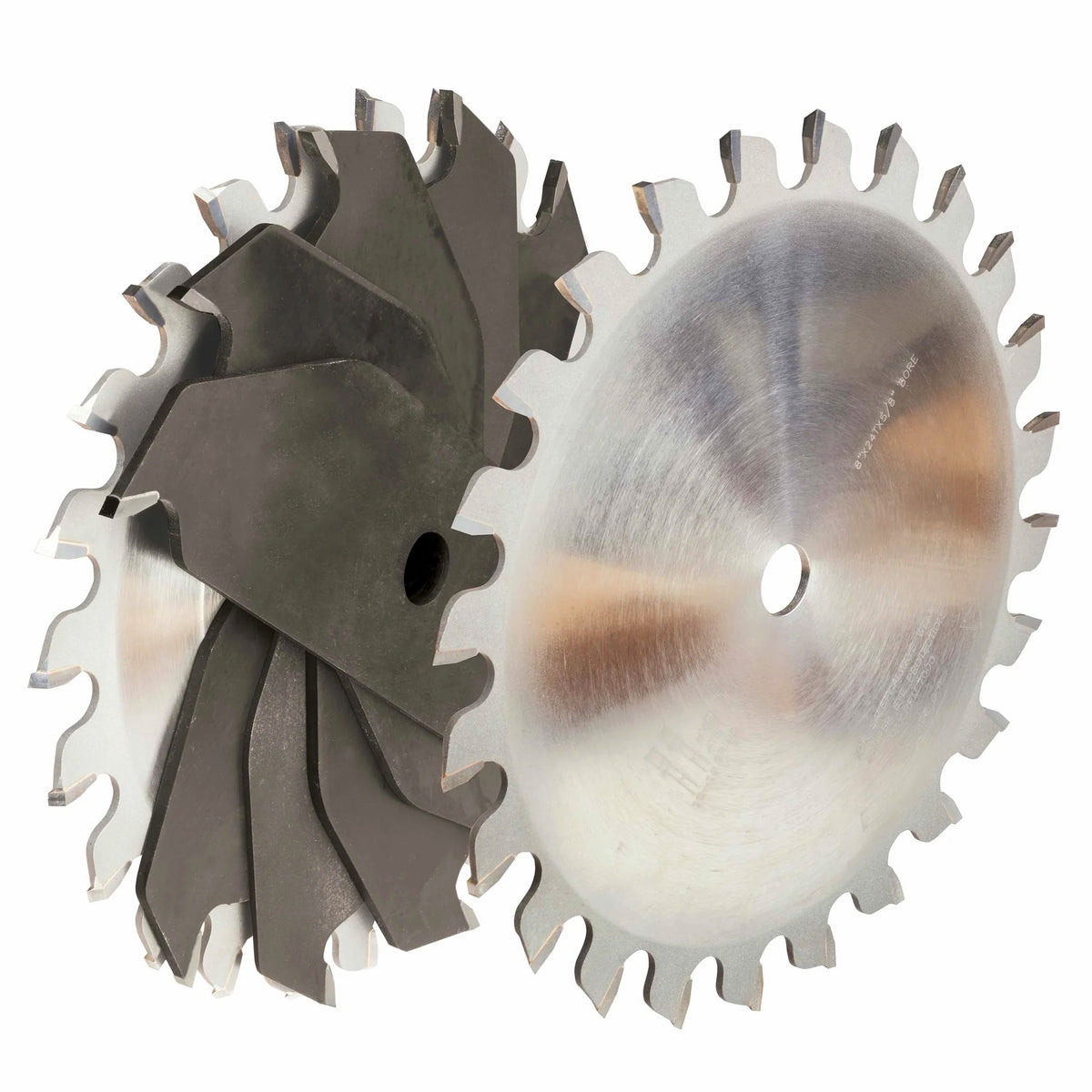 8” Dado set Dado 8 Inch D x 24T H- ATB, 5/8 Inch Bore, Complete Dado Set