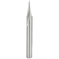 Solid Carbide 1/4” x 5/8” x 2” Oal 1 Flute 22 Deg Angle