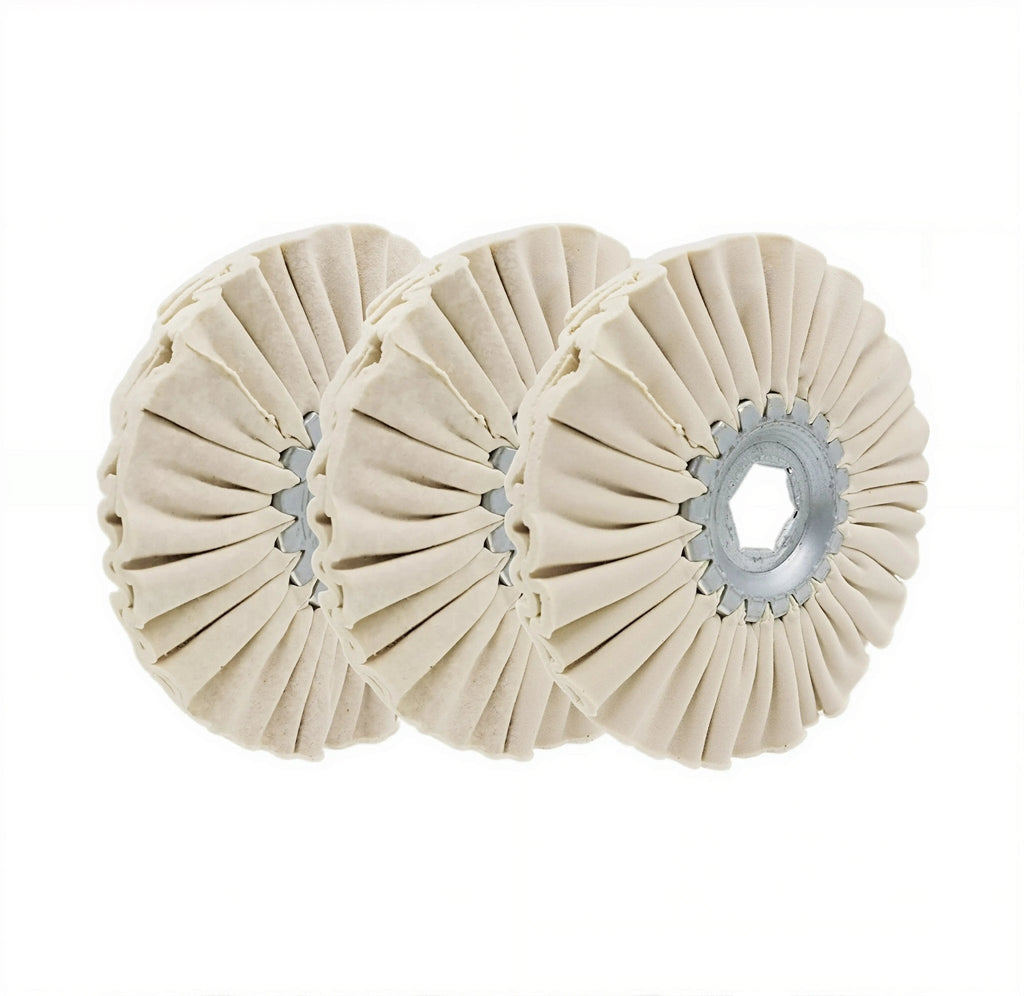 Brandt Buffing Wheel 120mm x 19mm Thickness x 10 mm Hex Bore - MTS
