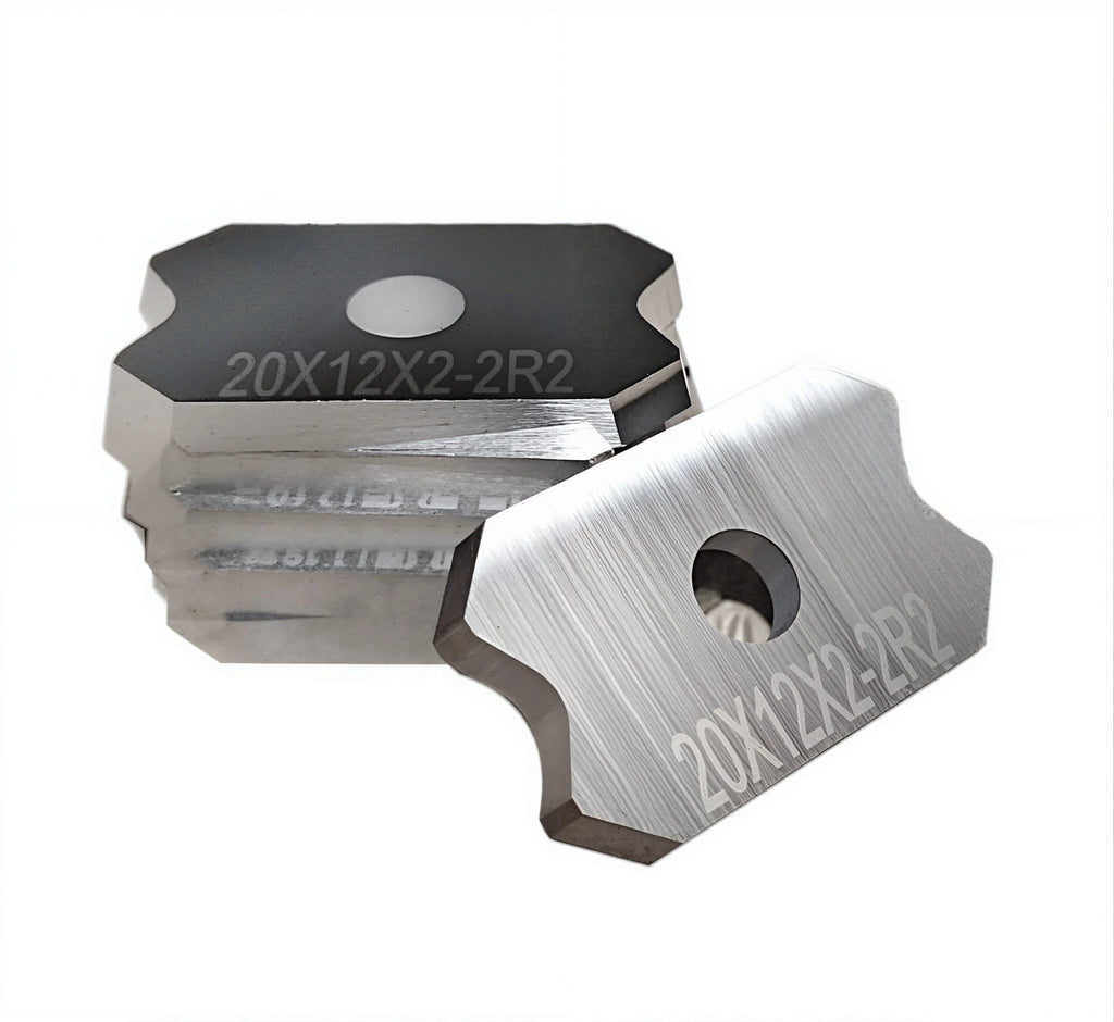 Brandt/HOMAG/Holzher Scraper Turnover Knives With 2 Cutting Edges 20mm x 12mm x 2mm - MTS