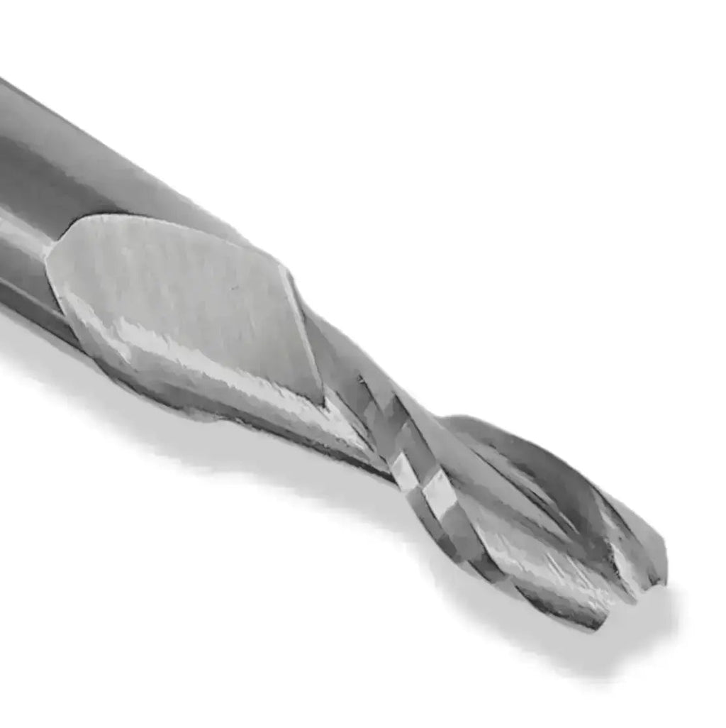 CNC SC UP Spiral 9/16 D x 1 1/4 CL x 1/2 SHK x 3 1/2 Inch Long 2 Flute Router Bit - MTS