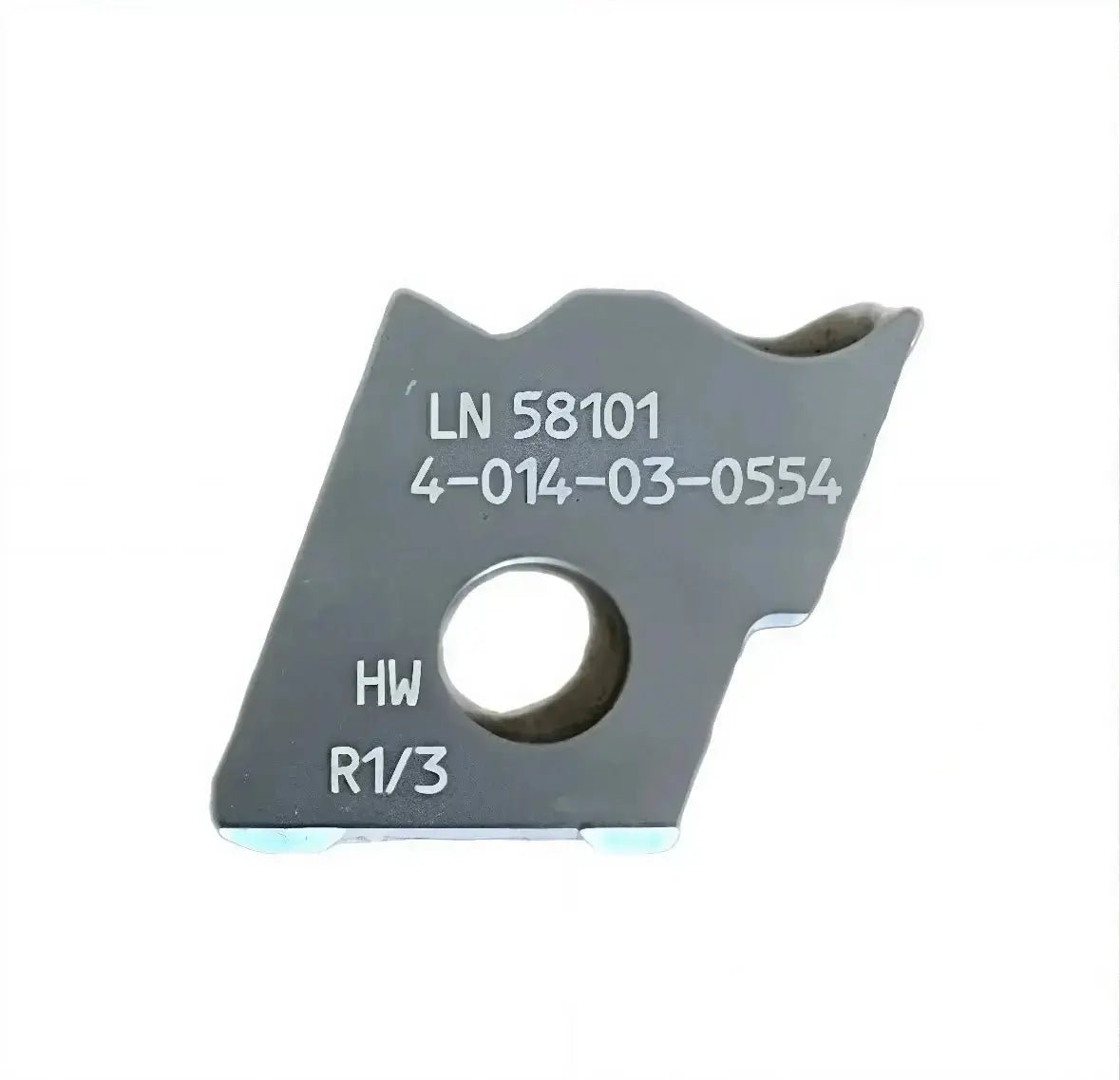 EDGEBANDER 1.3/3 DOUBLE RADIUS INSERT KNIFE 17.9 X 14.2 X 2 LEFT HAND - MTS