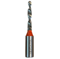 Solid Carbide V Point 5mm x 70mm x 10mm Shank with a 15mm Thread Screw Depth Left Hand - MTS